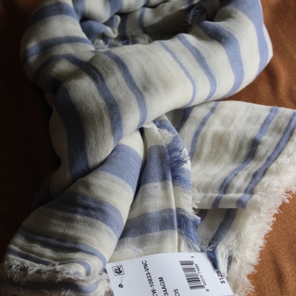 Vince Variegated Stripe Scarf - Picture 2 of 3